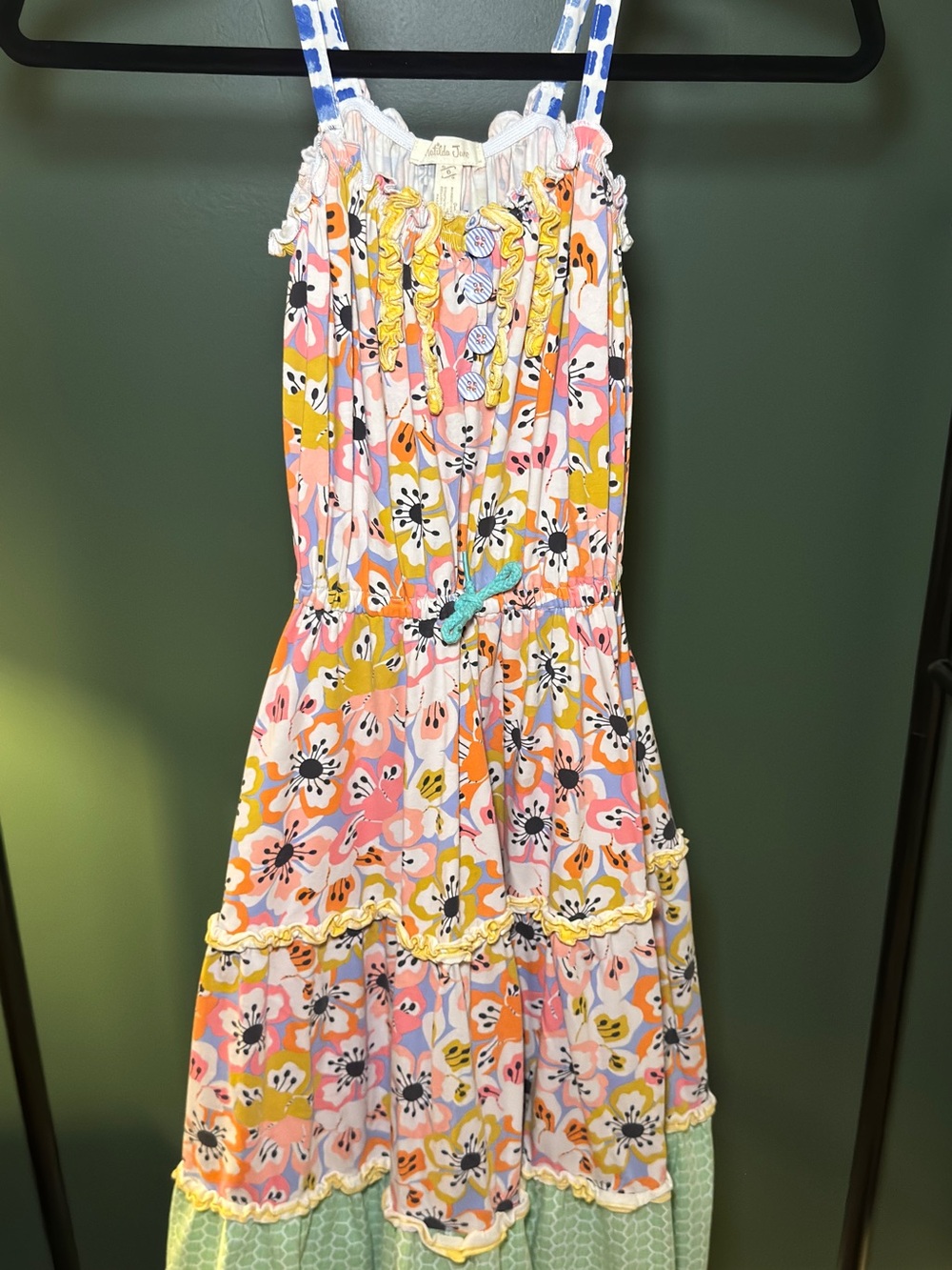 Matilda Jane Girls 6 “Tell Me More” Tiered Maxi Dress